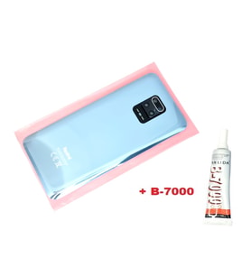 Xiaomi Redmi NOTE 9S Arka Kapak Batarya Kapağı (LENSLİ CAM) (B-7000) GRİ