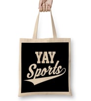 Funny and Sarcastic Yay Sports T Bez Çanta Uzun Saplı