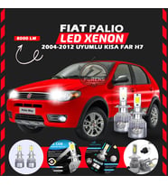 Fiat Palio 2004-2012 Kısa Far Uyumlu Şimşek Etkili Led Xenon Performance Series H7