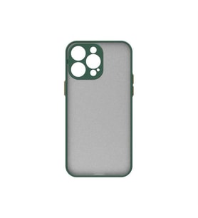 Coverzone iPhone 14 Pro Max ?le Uyumlu K?l?f Lastik Desen Kenar Kamera Korumal? Parmak izi yapmayan tozdan ve kirden koruyan iPhone 14 Pro Max ?le Uyumlu K?l?f Arkas? ?effaf Halx Koyu Ye?il