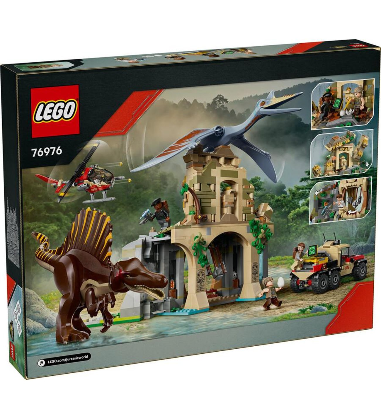 ロビンソン・ジャングルーソ LEGO Jurassic World 76976 Spinosaurus and Quetzalcoatlus Air Mission
