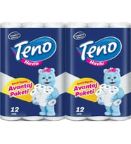 Teno Ultra Kağıt Havlu Çift Katlı 24 Lü Paket (2PK*12) (Avantaj Pk Serisi)