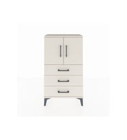 Arges Komodin 2 Raflı 3 Çekmeceli 2 Kapaklı 60x30x106 Aytaşı-Aytaşı