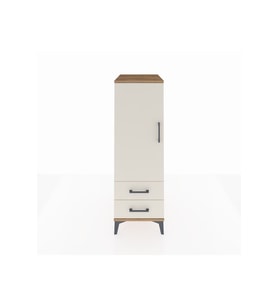 Kronos Dolap 3 Raflı 2 Çekmeceli Tek Kapaklı 44x59x134 Çam-Aytaşı