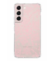 Samsung Galaxy S22 Uyumlu Köşe Korumalı Antişok  Kapak Nostalji Desen Tasarımlı Şeffaf  Kılıf