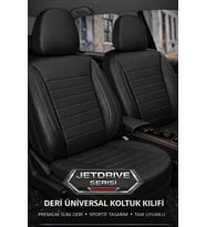 Seat Ibiza 2008 ve Sonrası Uyumlu Jetdrive Serisi Siyah Oto Koltuk Kılıfı Tam Set