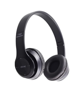 P47 Katlanalabilir Bluetooth 4.2+EDR Kulak Üstü Kulaklık Siyah