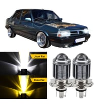 Tofaş Şahin Doğan Kartal 131 Uyumlu Mercekli Far Ampulü Led Xenon Sarı-Beyaz Şimşek Etkili Uzun Kısa