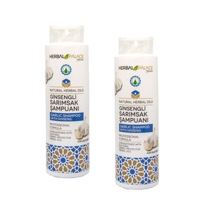 Herbal Palace Ginsengli Sarımsak Şampuanı Kokusuz 2 x 400 ml