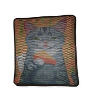 Nanbell Büyük Elekli Çift Katlı Kedi Kumu Paspası 75X59 cm Desenli No:10