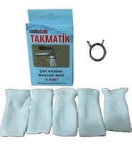 Moladem ÇAY OCAĞI KAZANI İÇİN Takmatik  MUSLUK BEZİ 5li pk.