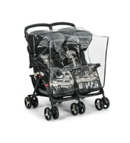 TOİS BABY Çocuk Lüx Ikiz Bebek Arabası Yağmurluk(yanyana) (Standart)