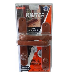KNITEX KAHVERENGİ PİMAPEK KOLU PLASTİK WC