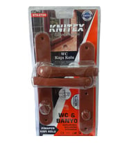 KNITEX KAHVERENGİ PİMAPEK KOLU PLASTİK WC