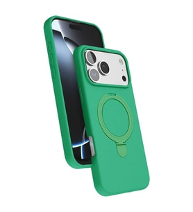 Apple İphone 17 Pro Max Regal Magsafe Standlı Kapak - Yeşil