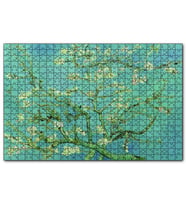 Cakapuzzle  Çiçek Açan Badem Agacı Van Gogh 120 Parça Puzzle Yapboz MDF (Ahşap)