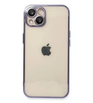iPhone 13 Kılıf Razer Lensli Silikon - Mor