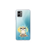 Vivo Y15S ile Uyumlu Splash Mirket Tasarımlı Şeffaf Silikon Kılıf