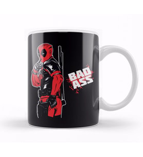 Deadpool Bad Ass Kupa Bardak Porselen