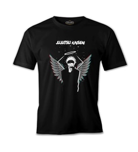 Jujutsu Kaisen - Kanat Siyah Erkek Tshirt