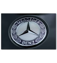 Cakatablo Mercedes Benz Logo Orijinal Zemin MDF Tablo