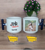 Şehir Plancısı Kupa Bardak Fotoğraflı T Lacivert Kulplu Şehir Plancısına Hediye