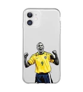 Iphone 11 Uyumlu Ronaldo Nazario Futbol Tasarımlı Şeffaf Telefon Kılıfı