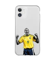 Iphone 11 Uyumlu Ronaldo Nazario Futbol Tasarımlı Şeffaf Telefon Kılıfı