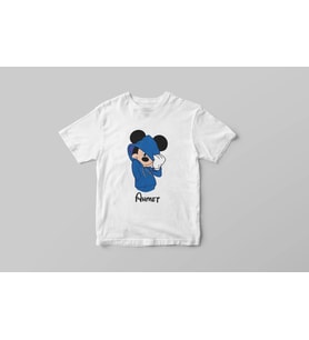 Mickey Mouse Tişörtü ( Çocuk - Büyük ) Kişiye Özel