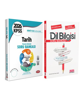 Data Yayınları 2026 KPSS Tarih Hibrit Plus Ultra Serisi ve AKM Dil Bilgisi Soru Bankası Seti 2 Kitap