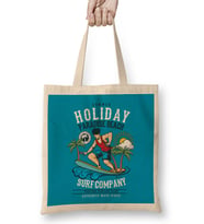 Surfing Summer Holiday Paradise Beach Bez Çanta Uzun Saplı