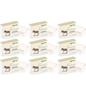 Agarta El Yapımı Doğal Sabun 150GR Eşek Sütü (9 Lu Set)