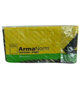ArmaNorm Takviyeli Çanta Poşet Desen Renk 42X32 50 Adet No:3