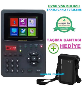 UYDU YÖN BULUCU 3.5 İNÇ  DİGİTAL EKRANLI GÖRÜNTÜLÜ (CANLI YAYIN İZLEME-ŞARJLI-TAŞIMA ÇANTALI)