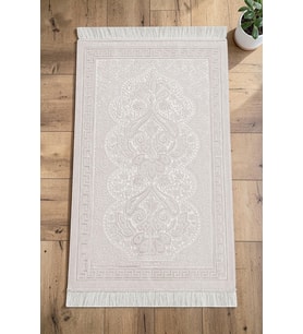Kadife Seccade İnci Velvet Pearl - Krem