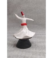 Dönen Seramik Dekoratif Semazen Biblo 5 CM