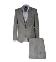Erkek Hasır Silim Fit Takım Elbise BGL-ST03495 (Bej)