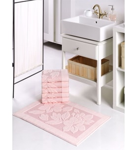 Derya Banyo Paspas Pudra 60x95 cm
