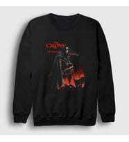 Presmono Unisex Siyah The Crow Eric Draven Rain Sweatshirt 440427tt