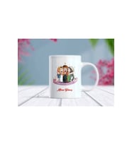 Best Friends Forever Tasarımlı Özelleştirilebilir Kupa Bardak (Beyaz)
