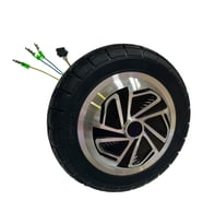 8.5 inç Elektrikli Hoverboard Motor ve Tekerlek, Siyah, Soketli
