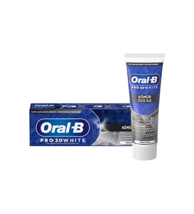 ORAL-B PRO-3D WHITE KÖMÜR ÖZÜ FERAH NANE DİŞ MACUNU 75 ML
