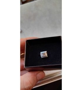 İTALYAN ÇELİK CHARM ÇELİK CHARM H HARFİ İSİM TARİH BAŞ HARF YAZILIR 9 MM FMACCESORİES