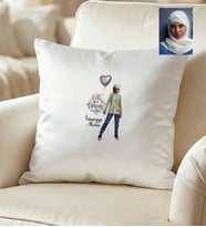 Kişiye Özel Karikatürlü Cute But Capricorn Oğlak Burcu Yastık Doğum Günü Hediyesi