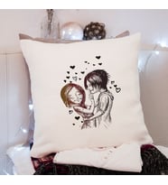 Sevgili Çift Tasarımlı Yastık