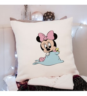 Bebek Minnie Mouse Tasarımlı Yastık