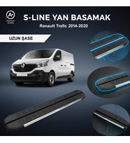 Renault Trafic  Uzun S-Line Premium Krom Yan Basamak 2014-2020