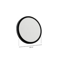 24W Siyah Sıva Üstü Yuvarlak Led Panel 3200K Sarı Işık (Günışığı)