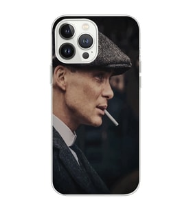 Iphone 15 PRO Uyumlu Thomas Shelby Tasarımlı Şeffaf Telefon Kılıfı