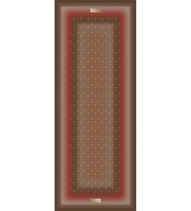 Güz  Yaz Serinliği Şal - 70x190 -2477 (KAHVE-KIRMIZI)